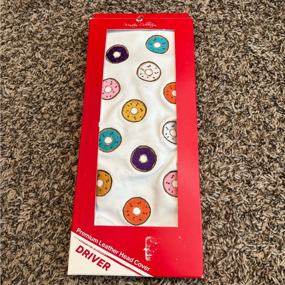 Brand New Winston Collection Leather Donut Driver Headcover Retail $130